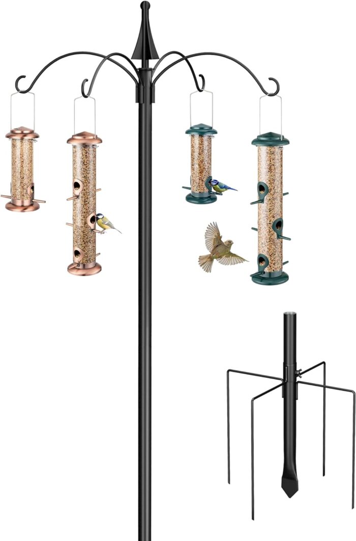 bird feeder pole