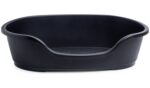 Petface Black Plastic Dog Bed Small