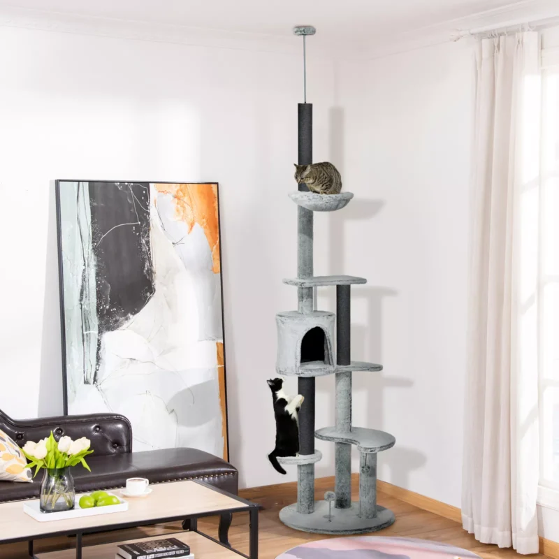 255cm Floor to Ceiling Cat Tree