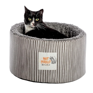 Battersea Snuggly Stripes Cat Cosy Bed
