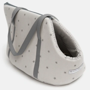 Grey Stars Printed Dog Carrier