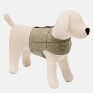 Willow Check Tweed Soft Dog Harness