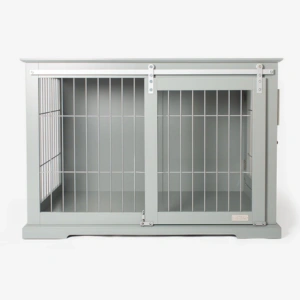 Wooden Sliding Door Dog Crate